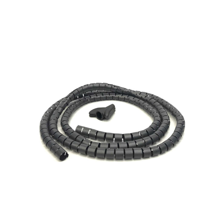 Spiral Wrap (Flame Retardant) WT-5041-10x1.5m Black, OD: 10mm, 1.5m/pack